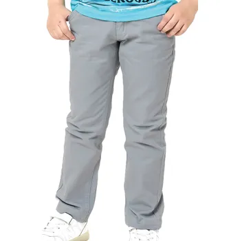 Winkiki Kids Wear Chlapecké kalhoty West - šedá Velikost: 128