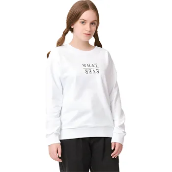 Dívčí mikina Winkiki Kids Wear Dívčí mikina What Ever - bílá Velikost: 158