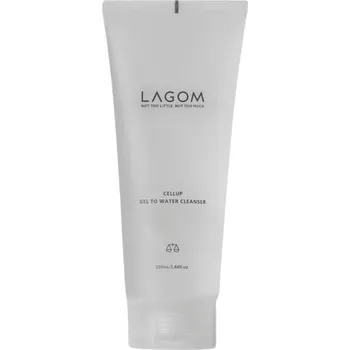 Přípravek na čištění pleti a oči LAGOM Cellup Gel to Water Cleanser – gelový čisticí přípravek pro jemné čištění pleti 170 ml
