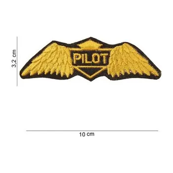 Oblečení a móda Nášivka textilní Fostex Pilot Wings - zlatá-černá