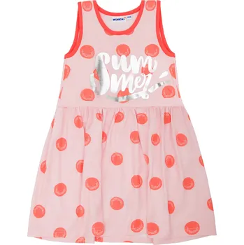 Dívčí oblečení Winkiki Kids Wear Dívčí letní šaty Mexico - světle-růžová Velikost: 104
