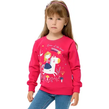 Dívčí mikina Winkiki Kids Wear Dívčí mikina Queen - malinová Velikost: 98