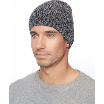 Čepice Marhatter Pánská pletená čepice - 8963 - černo-šedá