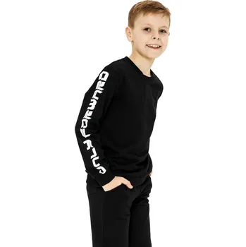 Chlapecká mikina Winkiki Kids Wear Chlapecká mikina Only Forward - černá Velikost: 164