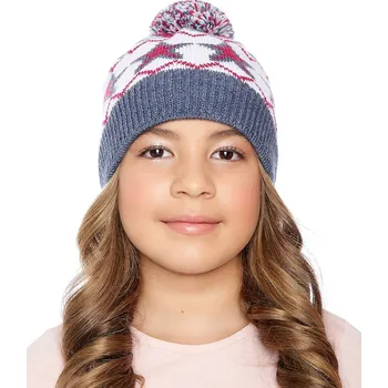 Čepice Marhatter Dívčí pletená čepice - 9389 - bílá