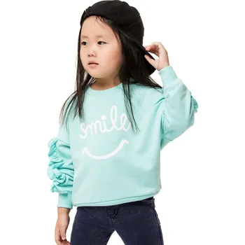 Dívčí mikina Winkiki Kids Wear Dívčí mikina Smile - mátová Velikost: 122