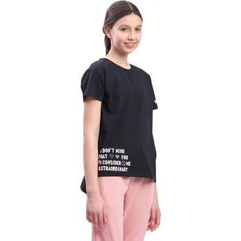 Winkiki Kids Wear Dívčí tričko Extraordinary - černá Velikost: 146