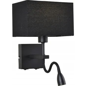 Nástěnné svítidlo Nástěnné svítidlo Italux černé E27 60 W