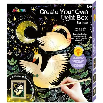 kreativní sada AVENIR VYTVOŘ SI SVOU LAMPIČKU V KRABICI