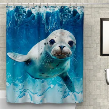 Prostěradlo Textilní sprchový Závěs floraweg 180 x 200 cm