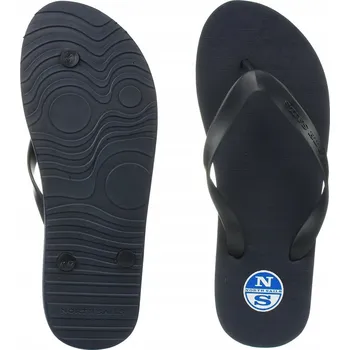 Pánské pantofle Pánské Pantofle NORTH SAILS Sandy Elemental ČERNÉ Velikost 41 - 42
