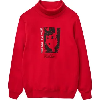 Chlapecká mikina Winkiki Kids Wear Chlapecká mikina s rolákem Ready to Ride - červená Velikost: 146