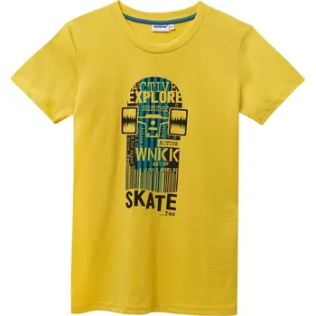 Chlapecké tričko Winkiki Kids Wear Chlapecké tričko Skate - žlutá Velikost: 152
