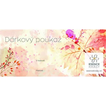 Dárkový potravinový koš ESENCE KRÁSY Dárkový poukaz na produkty a workshopy