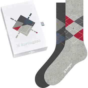 Pánské ponožky PONOŽKY MANCHESTER 20599 70 SORTIMENT 40-46 2 KUSY V KRABIČCE UNI