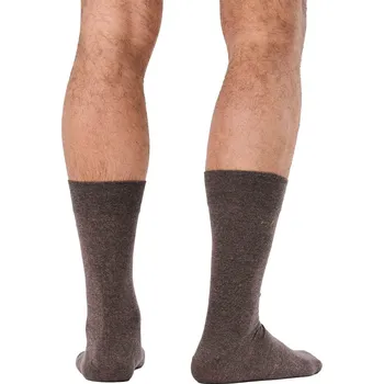 Pánské ponožky MAKO Ponožky Brown melange premium 47-50