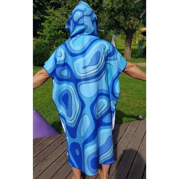 Pánský župan Born To Swim Poncho Pro Dospěláky S Kapucí Barva: Růžová, Velikost: M