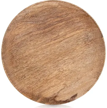 Talíř Dřevěný servírovací talíř z manga 25 cm