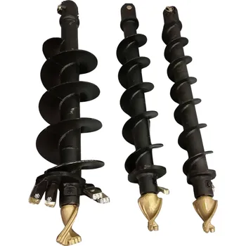 Zemní vrták Vrtáky připojení čtveraté 75x75mm, délka 150 cm Tvrdost zeminy: Do měkké půdy MP, Velikost vrtáku-průměr mm: 150 mm