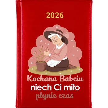 Kalendář Knižní kalendář 2026 A5 FunnyCase červený