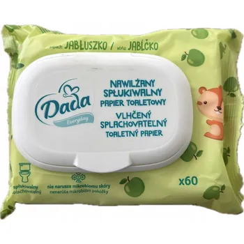 Toaletní papíry Vlhčené ubrousky s vůní Dada 60 ks