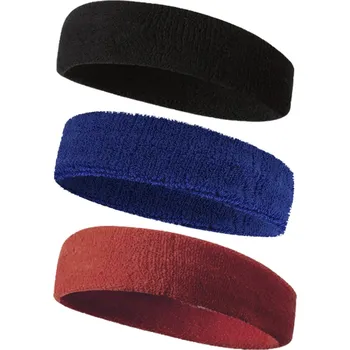 Čelenka SADA 3x ČELENKA do VLASŮ na BĚH, TENIS, SPORTOVNÍ UNISEX