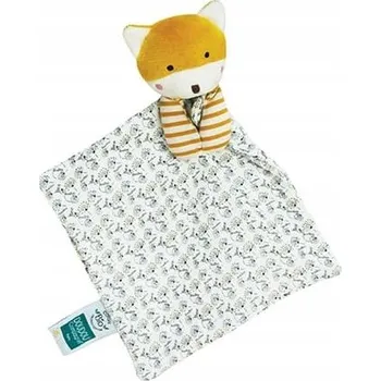 Hračka pro nejmenší DOUDOU et COMPAGNIE Měkká hračka s muchláčkem LIŠKA