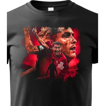 Chlapecké tričko Dětské tričko Cristiano Ronaldo 10, Barva Černá, Velikost 158 cm/12 roků, Canvas Dětské tričko Bezvatriko.cz 3009