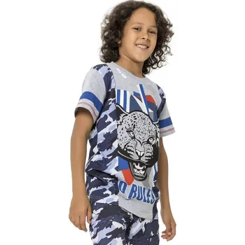 Chlapecké tričko Winkiki Kids Wear Chlapecké tričko No Rules - šedý melanž Velikost: 158