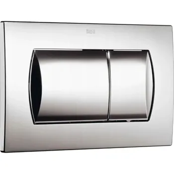 Splachovací tlačítko Splachovací tlačítko pro WC Roca Active, stříbrné