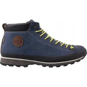 Pánská treková obuv Pánské turistické boty LOMER Bio Naturale Mid Mtx Suede - Velikost 44, Tmavě modrá, T