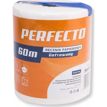 Papírový ručník PAPÍROVÁ UTĚRKA CELULÓZA PERFECTO 60M ROLE