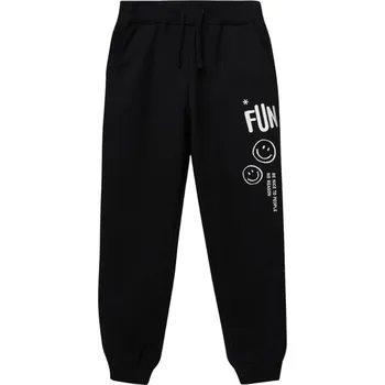 Dívčí šaty Winkiki Kids Wear Dívčí tepláky Fun - černá Velikost: 158