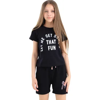 Winkiki Kids Wear Dívčí top Fun - černá Velikost: 158
