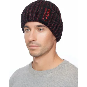Čepice Marhatter Pánská pletená čepice - 9768 - černá/červená