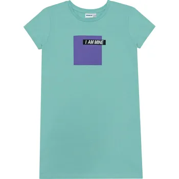 Dívčí šaty Winkiki Kids Wear Dívčí šaty Square - mátová Velikost: 158