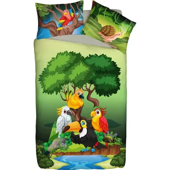 Povlečení Winkiki Kids Wear Set dětského povlečení pro kluky i holky - Džungle