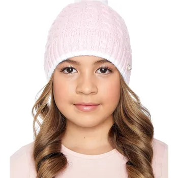 Čepice Marhatter Dívčí pletená čepice - 9489 - růžová