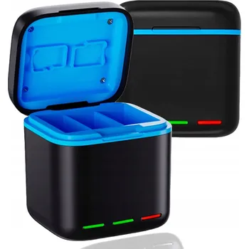 Příslušenství pro čtečku elektronické knihy NABÍJEČKA POUZDRO / BOX PRO 3 X AKUMULÁTOR PRO KAMERY GOPRO HERO 13 BLACK
