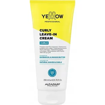 Vlasová regenerace Alfaparf Yellow Curls Krém na Kudrnaté Vlasy Bez Oplachování 250 ml