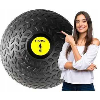 Medicinbal Slam Ball HMS PST04 4 KG Gymnastický Míč pro trénink bojových sportů 230 mm