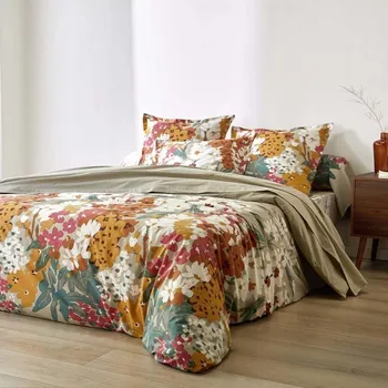 Povlečení Blancheporte Bavlněné povlečení Capucine zn. Colombine s potiskem Velikost: klasická plachta 180x290 cm