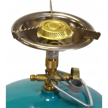 Turistický vařič Turistický plynový vařič šroubovací AG ocelový skládací 1 hořák