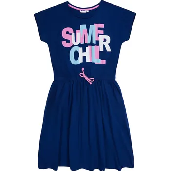 Dívčí oblečení Winkiki Kids Wear Dívčí šaty Summer Chill - navy Velikost: 164
