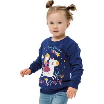 Dívčí mikina Winkiki Kids Wear Dívčí mikina Queen - navy Velikost: 110