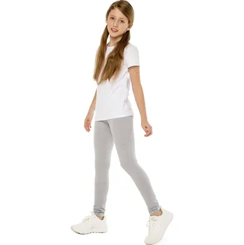 Dívčí legíny Winkiki Kids Wear Dívčí legginy Sport - šedý melanž Velikost: 140
