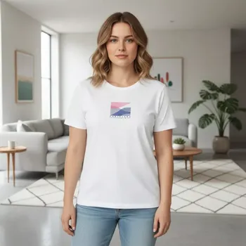 Dámské tričko Dámské bílé pružné sportovní triko Benter Hiking R1613