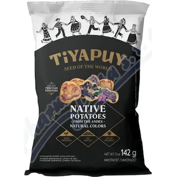 Chips TIYAPUY brambůrky Natural se solí 142g