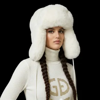 Módní doplněk Čepice GOLDBERGH Cher White Bílá UNI