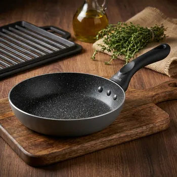 Pánev Nepřilnavá pánev na indukci Tadar Amarantina Grey Marble 18 cm